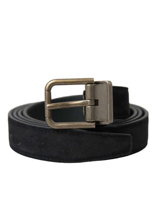 Fashionsarah.com Fashionsarah.com Dolce & Gabbana Elegant Suede Calf Leather Belt