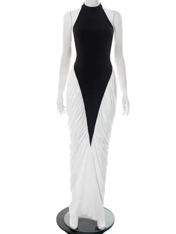 Ruched Bodycon Maxi Dress