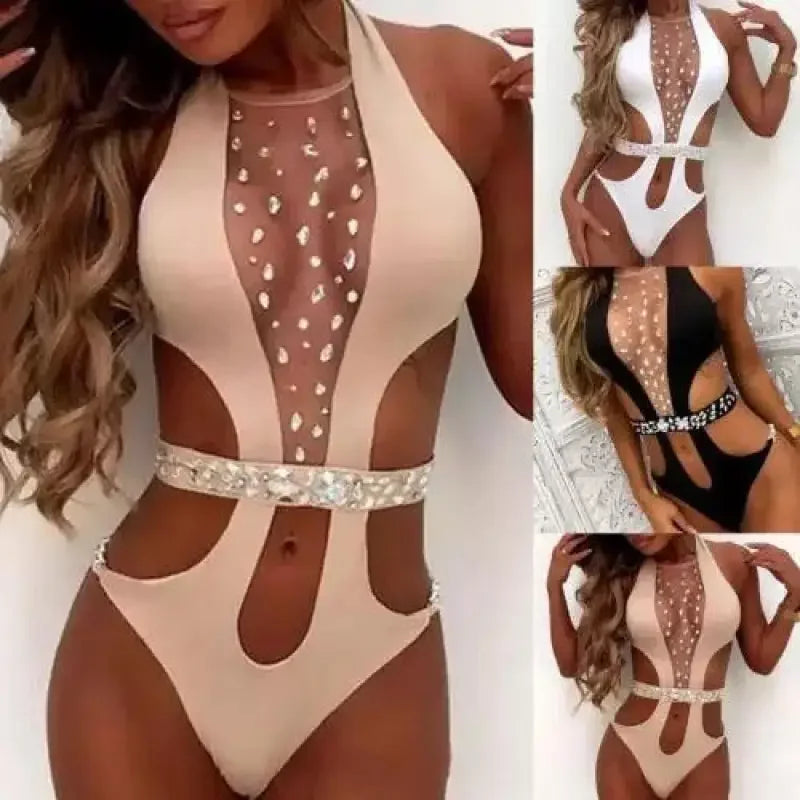 Diamond See thought Monokini | Fashionsarah.com