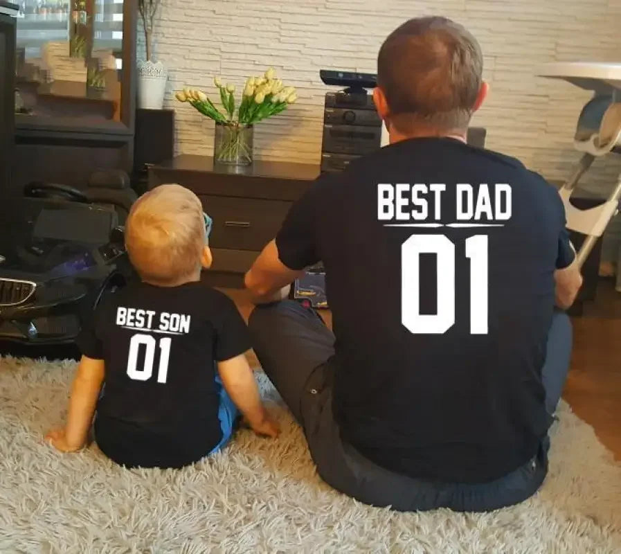 Matching Best Dad and Son T-shirts for son matching t-shirts and family outfits