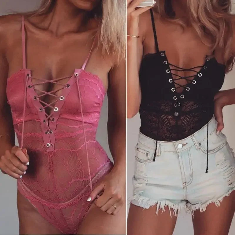 One Piece Lace Bodysuit | Fashionsarah.com