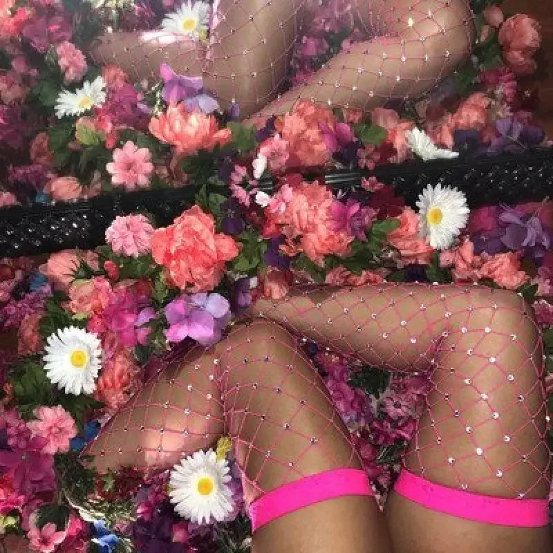 Rhinestone Over Knee Socks | Fashionsarah.com