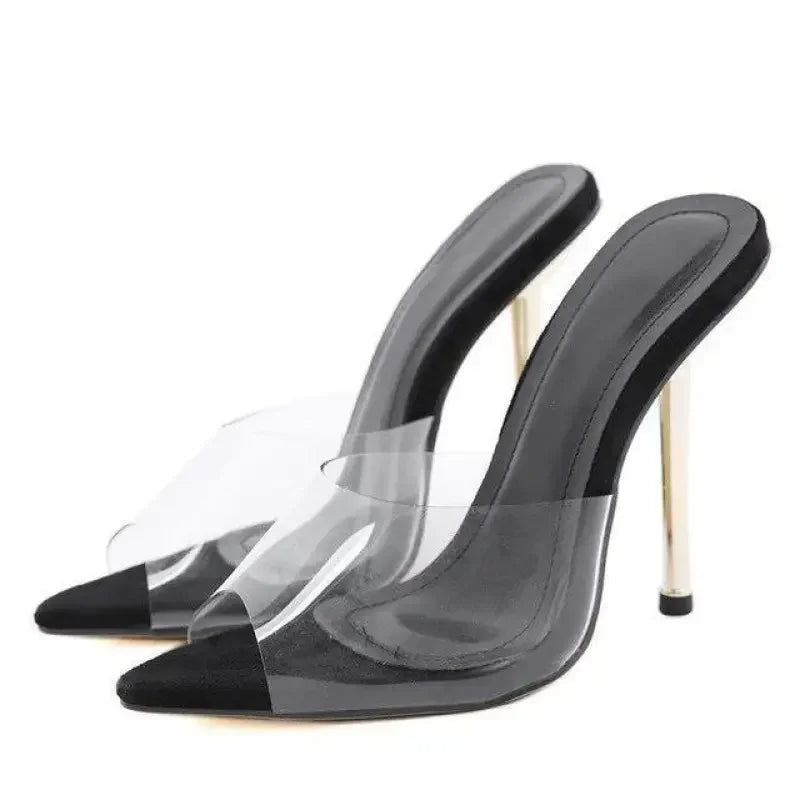 Open Metal Heels | Fashionsarah.com