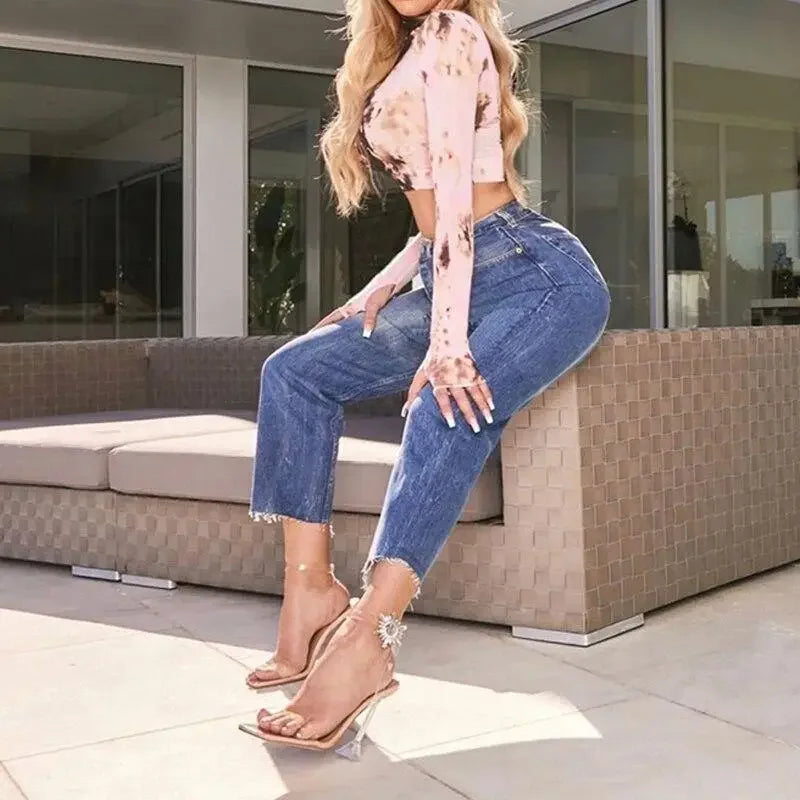 Bling Square Toe Heels | Fashionsarah.com