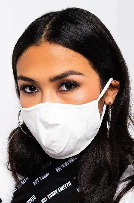 Leather Fashion Face Mask | Fashionsarah.com