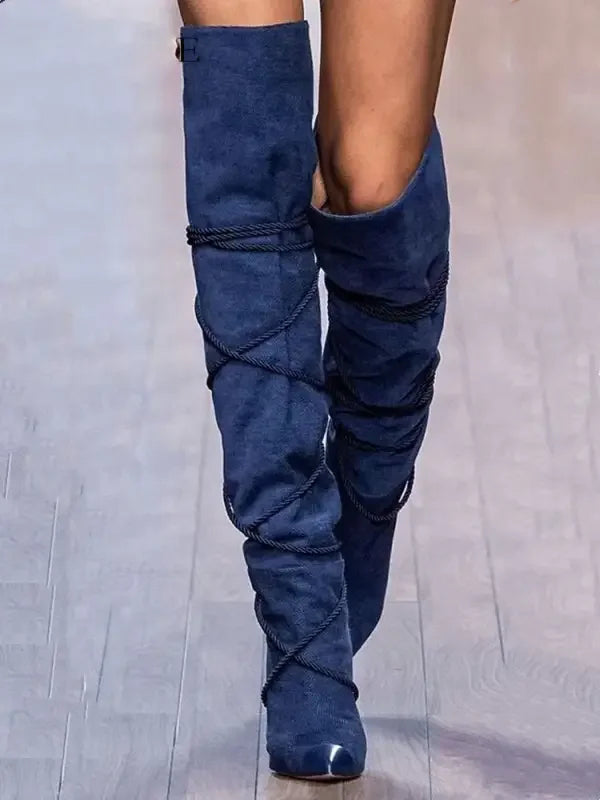 Denim Cowboy Boots | Fashionsarah.com