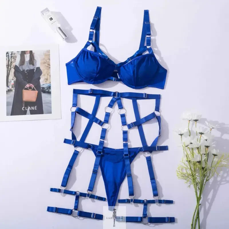 Fashionsarah.com Fashionsarah.com Sensual Lingiere Goth Women's Set