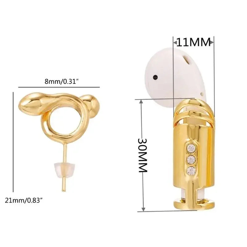 Stud Earrings for Airpods Pro 1 2 | Fashionsarah.com