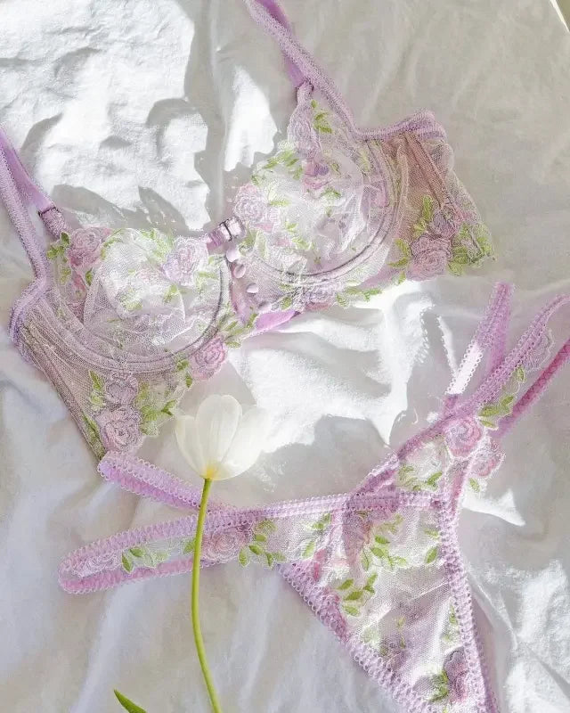 Fairy Lace Ruffled Garters Set | Fashionsarah.com