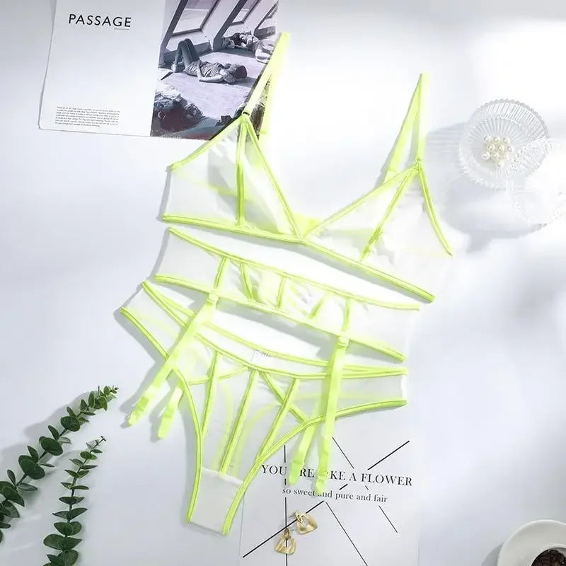 Fluorescent Green Set | Fashionsarah.com