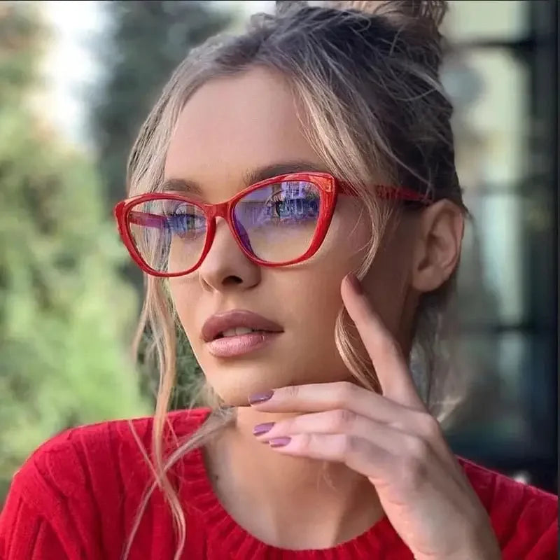 Retro Anti Glare Blue Filter Eyeglasses | Fashionsarah.com