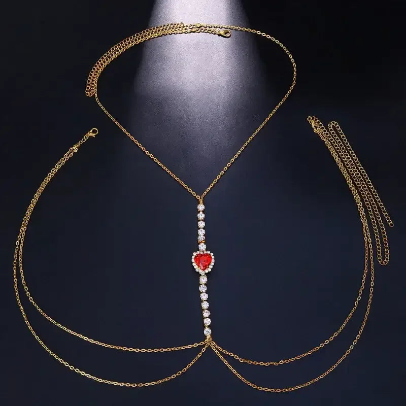 Heart Crystal Bralette | Fashionsarah.com