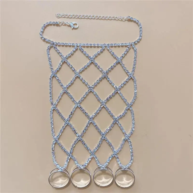 Finger Mesh Bracelet Jewelry | Fashionsarah.com