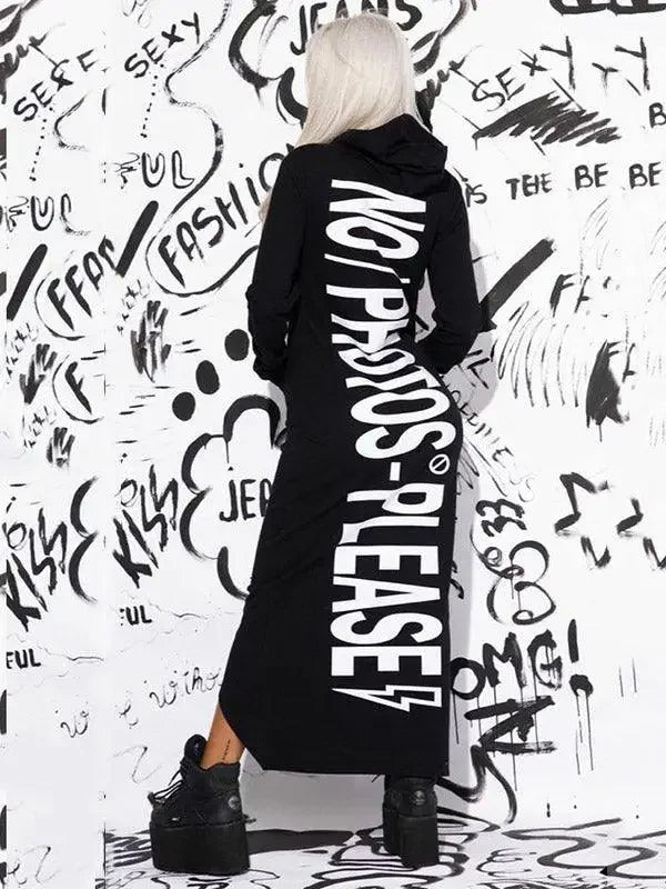 Casual Loose Hooded Dress | Fashionsarah.com