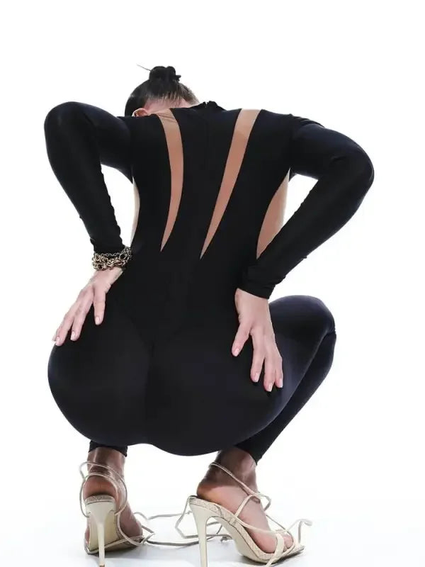 High Street Mesh Jumpsuit | Fashionsarah.com