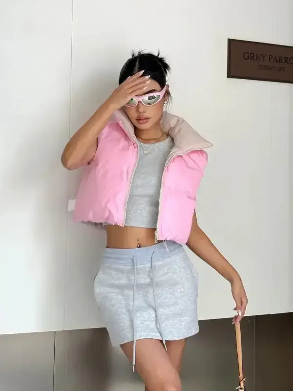 Zip Up Reversible Vests | Fashionsarah.com