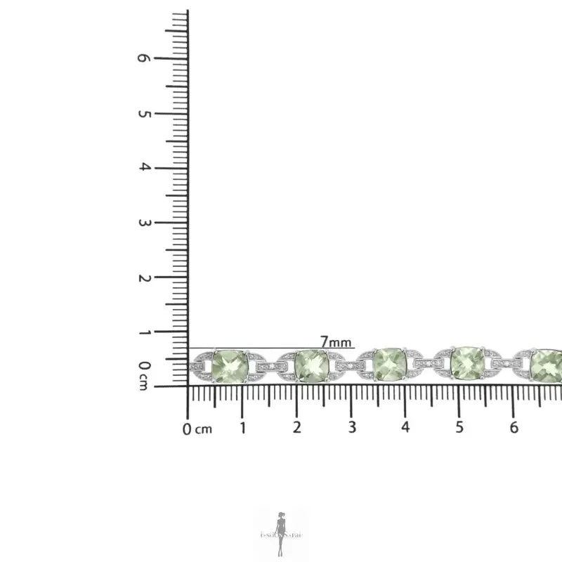 Fashionsarah.com Fashionsarah.com 925 Sterling Silver Diamond Bracelet