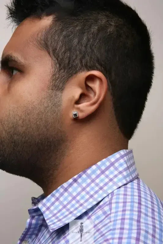 10K Gold with Diamond Earrings - Fashionsarah.com