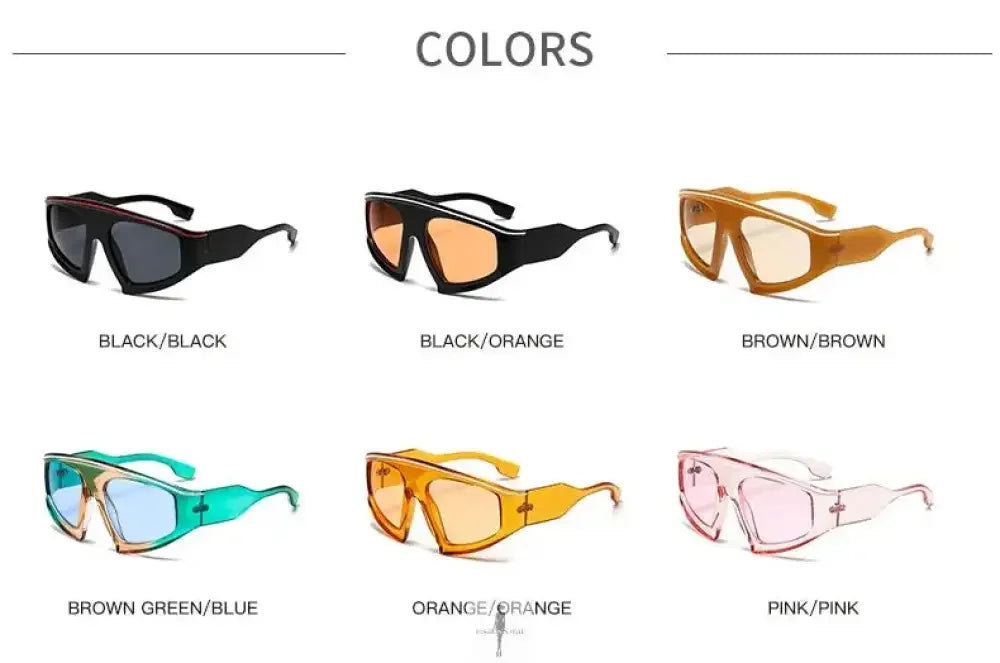 Fashionsarah.com Fashionsarah.com Goggle Sunglasses Steampunk UV400