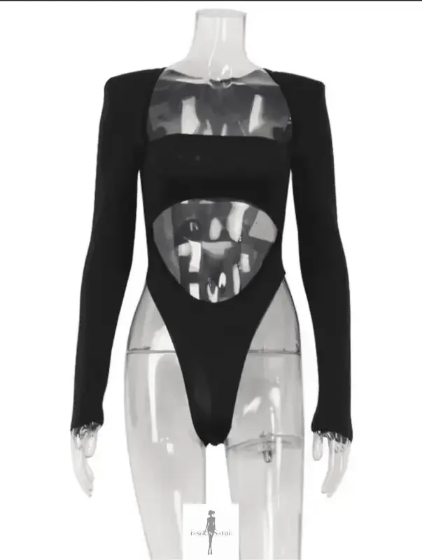 Fashionsarah.com Fashionsarah.com Fashion Tompers Square Collar Bodysuit