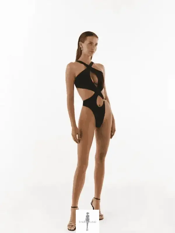 Fashionsarah.com Fashionsarah.com Sexy Cut Out Halter Monokini