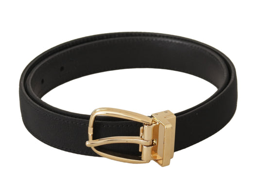 Fashionsarah.com Fashionsarah.com Dolce & Gabbana Elegant Black Leather Belt