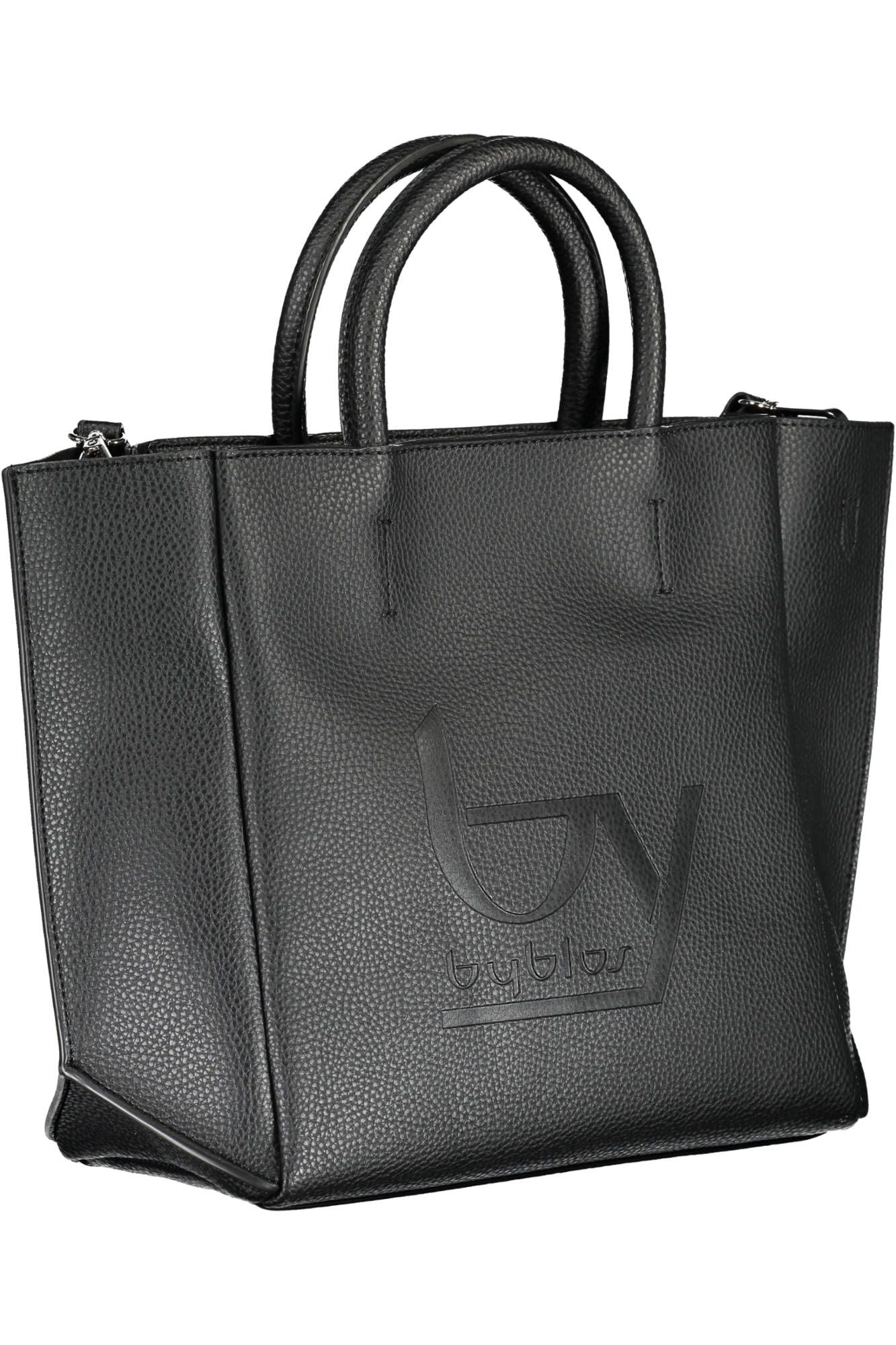 BYBLOS Elegant Black Handbag with Chic Print | Fashionsarah.com