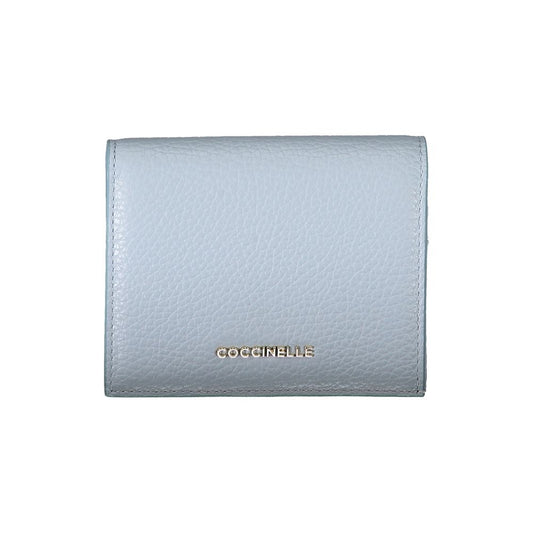 Coccinelle Light Blue Leather Wallet | Fashionsarah.com