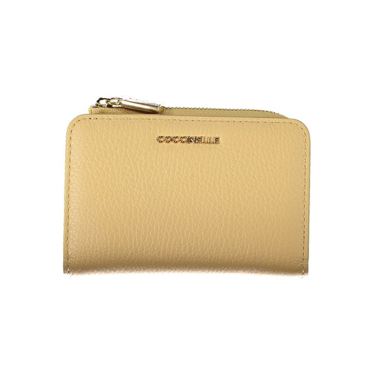 Coccinelle Beige Leather Wallet | Fashionsarah.com