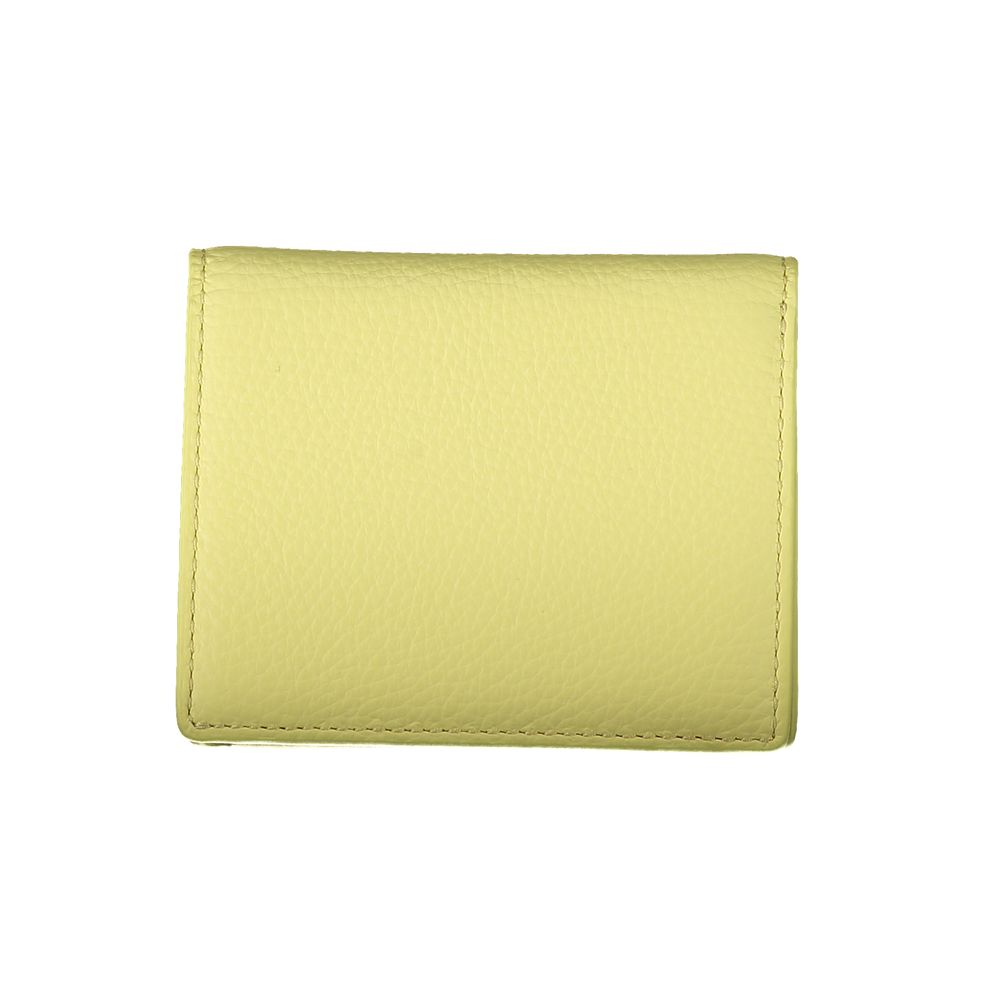 Coccinelle Yellow Leather Wallet | Fashionsarah.com