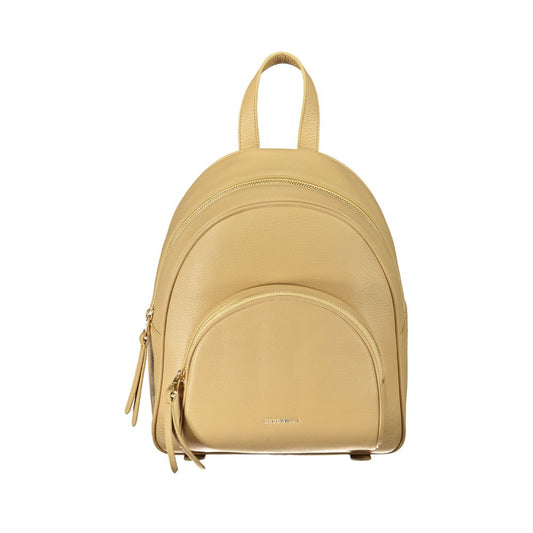 Coccinelle Beige Leather Backpack | Fashionsarah.com