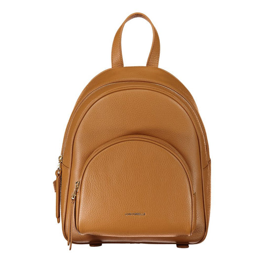 Coccinelle Brown Leather Backpack | Fashionsarah.com