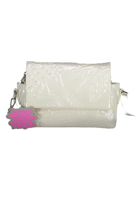 Fashionsarah.com Fashionsarah.com Desigual Iridescent Adjustable Shoulder Bag in White