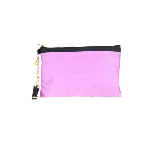 Patrizia Pepe Purple Silk Handbag | Fashionsarah.com