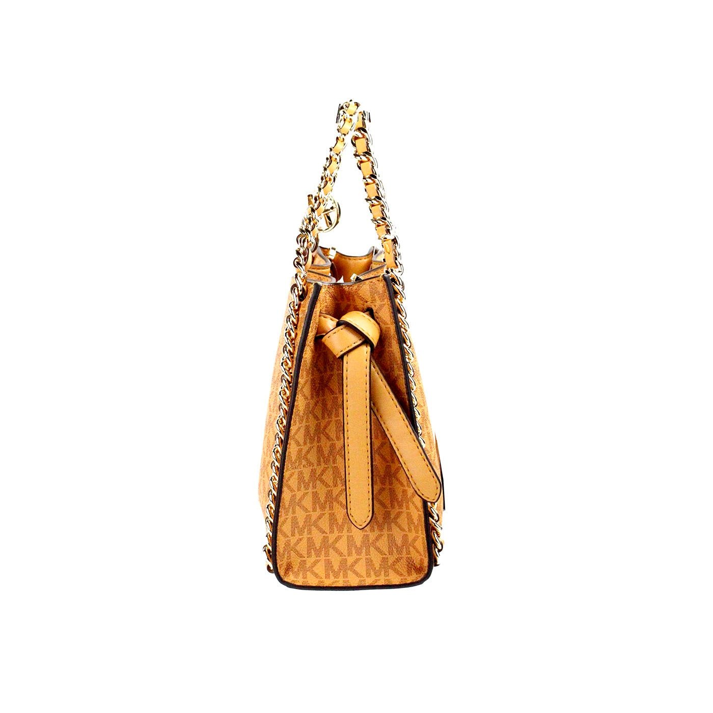 Michael Kors Mina Small Belted Cider Signature PVC Chain Inlay Crossbody Bag | Fashionsarah.com