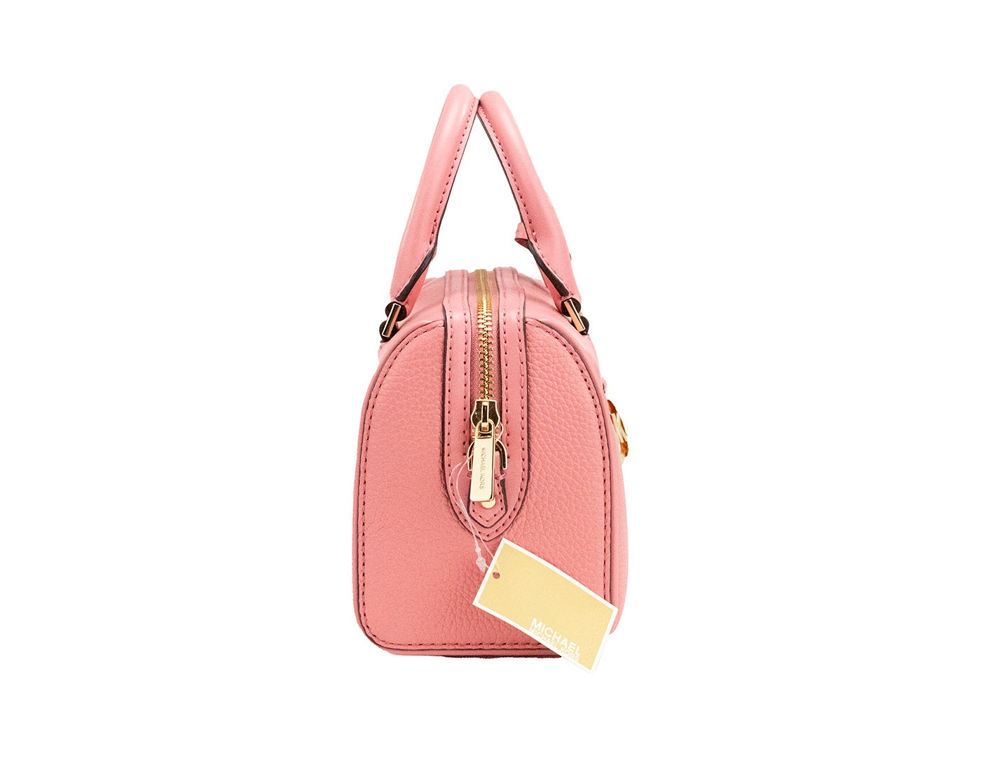Fashionsarah.com Fashionsarah.com Michael Kors Travel XS Tea Rose Pebbled Leather Duffle Crossbody Handbag Purse