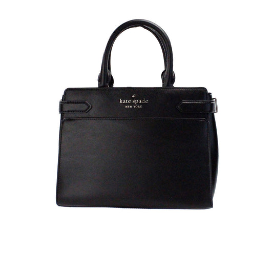 Fashionsarah.com Fashionsarah.com Kate Spade Staci Medium Black Saffiano Leather Crossbody Satchel Bag Handbag
