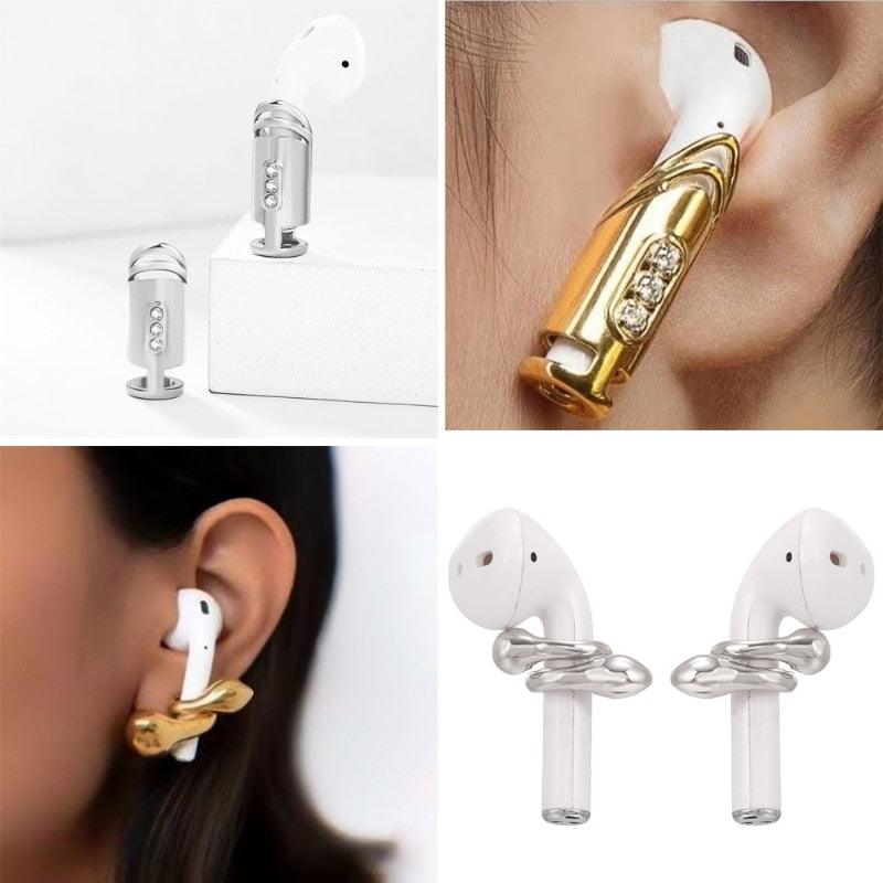 Stud Earrings for AirPods Pro 1 2 | B / Gold