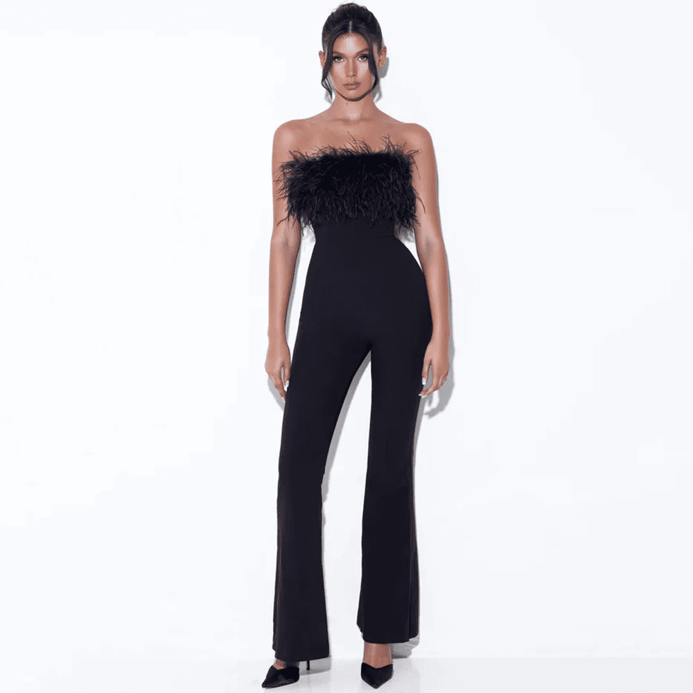 Strapless Bandage Jumpsuit | Fashionsarah.com