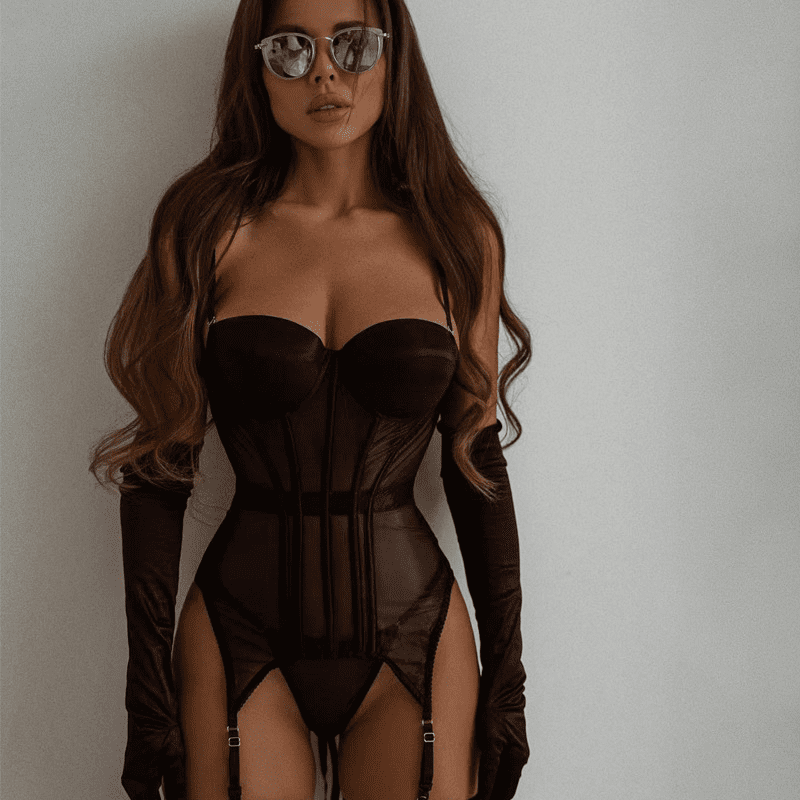 Mesh Lingerie Set with gloves | Fashionsarah.com