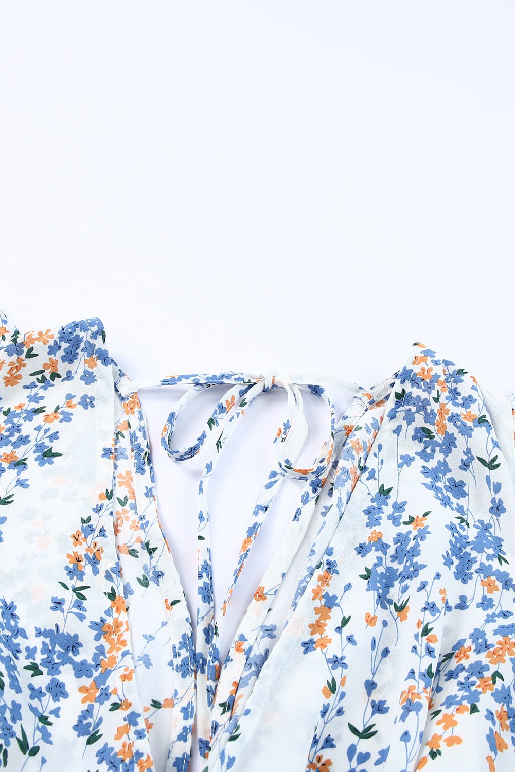 Floral Ruffled Crop Top and Maxi Skirt Sets | Fashionsarah.com