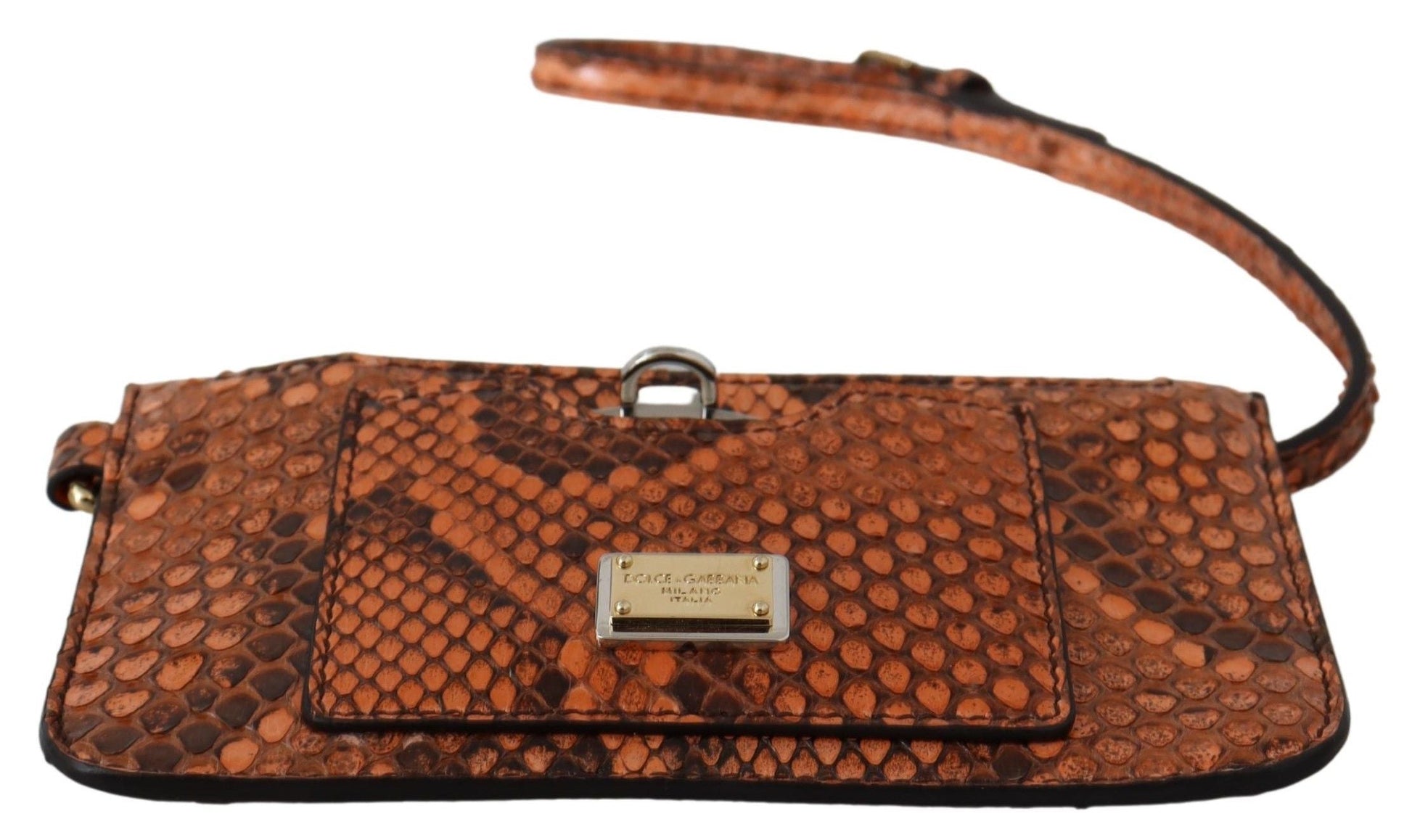 Dolce & Gabbana Brown Leather Coin Purse | Fashionsarah.com