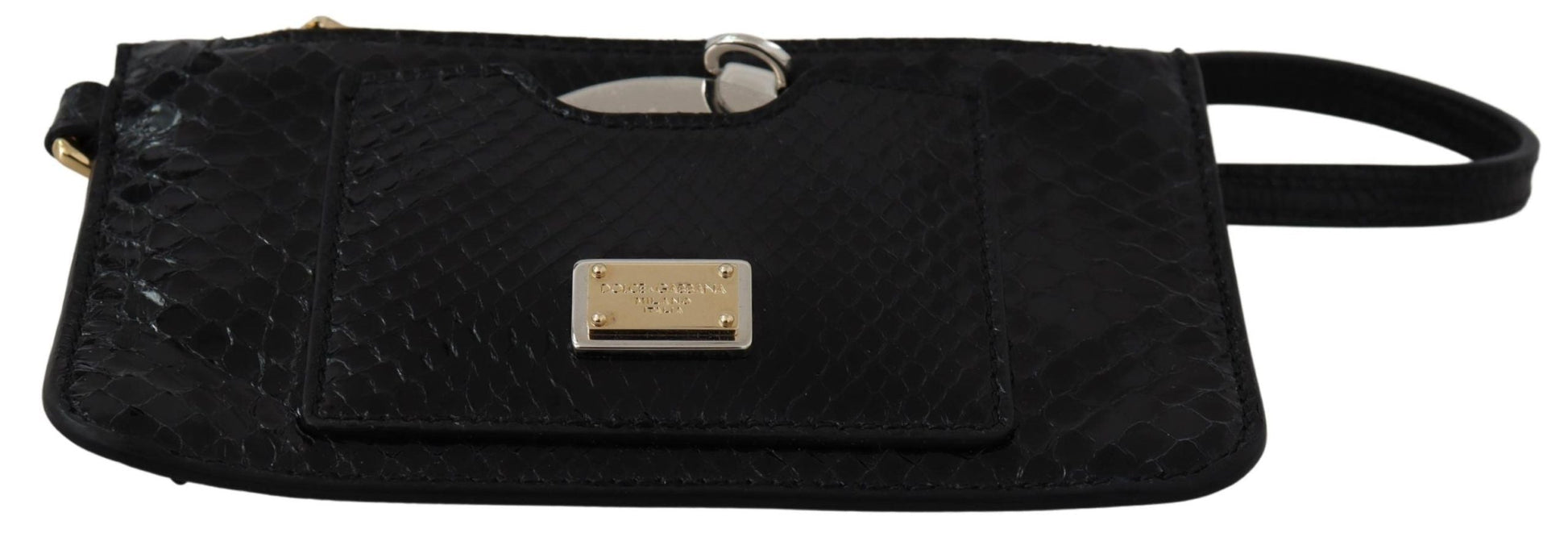 Dolce & Gabbana Black Leather Coin Purse | Fashionsarah.com