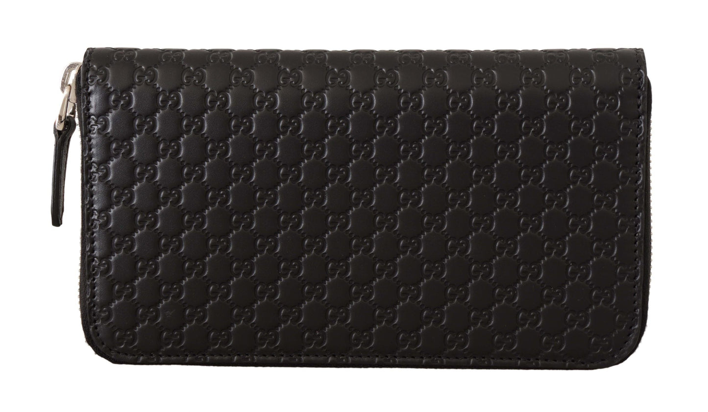 Gucci Black Wallet Microguccissima Leather Zipper wallet | Fashionsarah.com