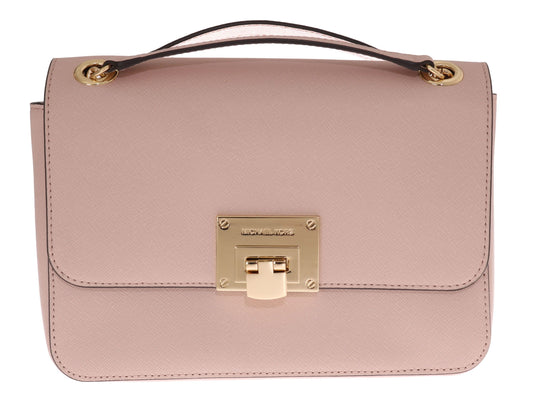 Michael Kors Pink Tina Leather Shoulder Bag | Fashionsarah.com