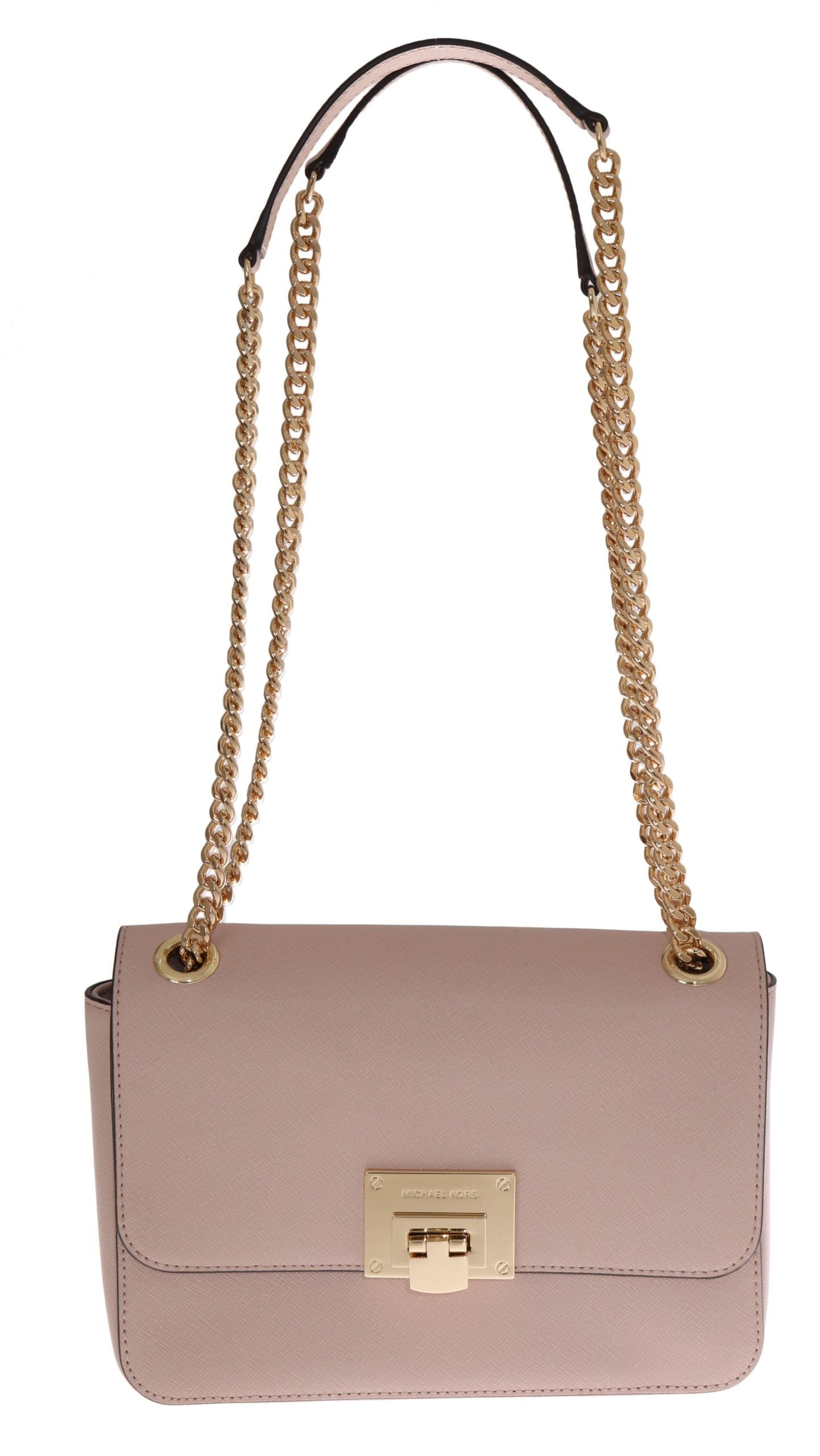 Michael Kors Pink Tina Leather Shoulder Bag | Fashionsarah.com