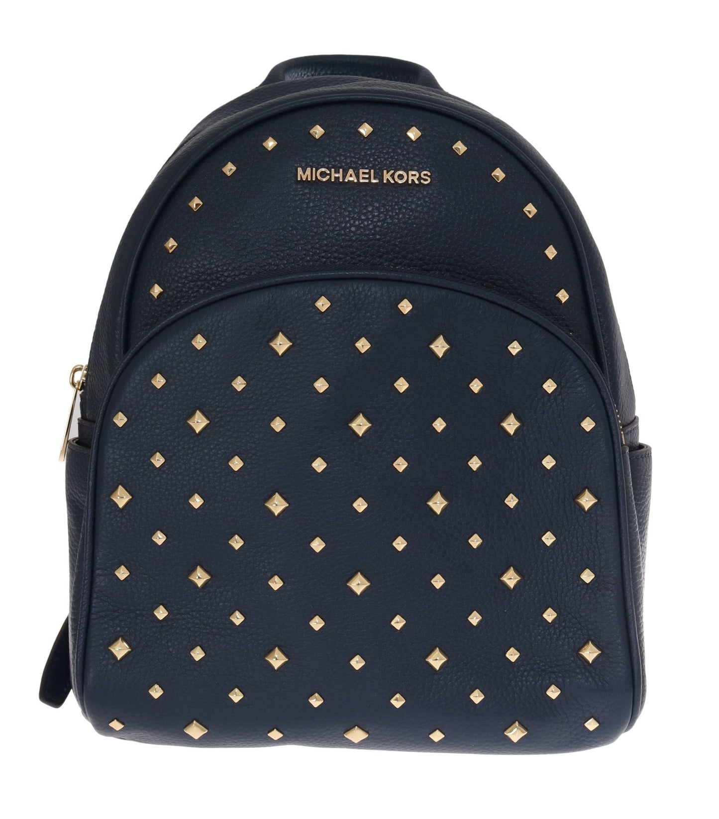 Fashionsarah.com Fashionsarah.com Michael Kors Elegant Leather ABBEY Backpack in Navy Blue