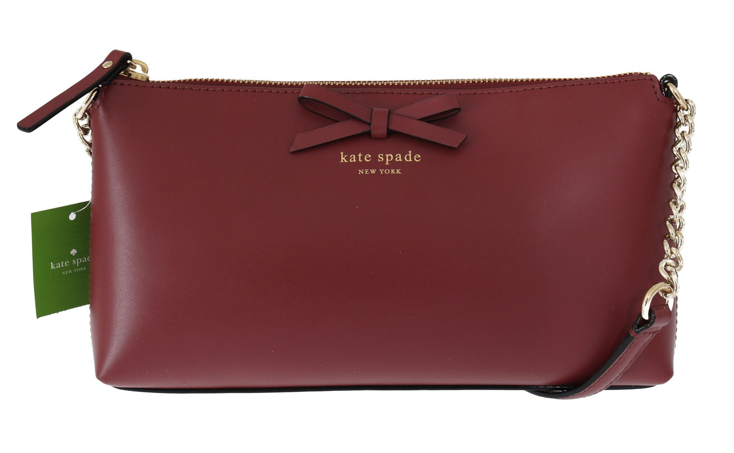 Fashionsarah.com Fashionsarah.com Kate Spade Elegant Bordeaux Leather Crossbody