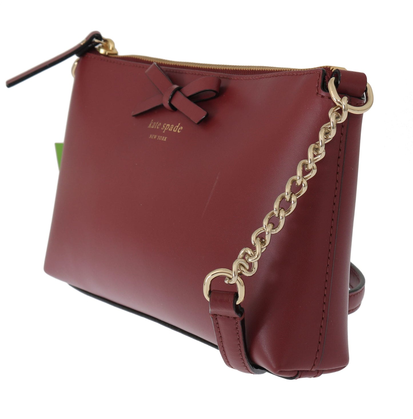 Fashionsarah.com Fashionsarah.com Kate Spade Elegant Bordeaux Leather Crossbody