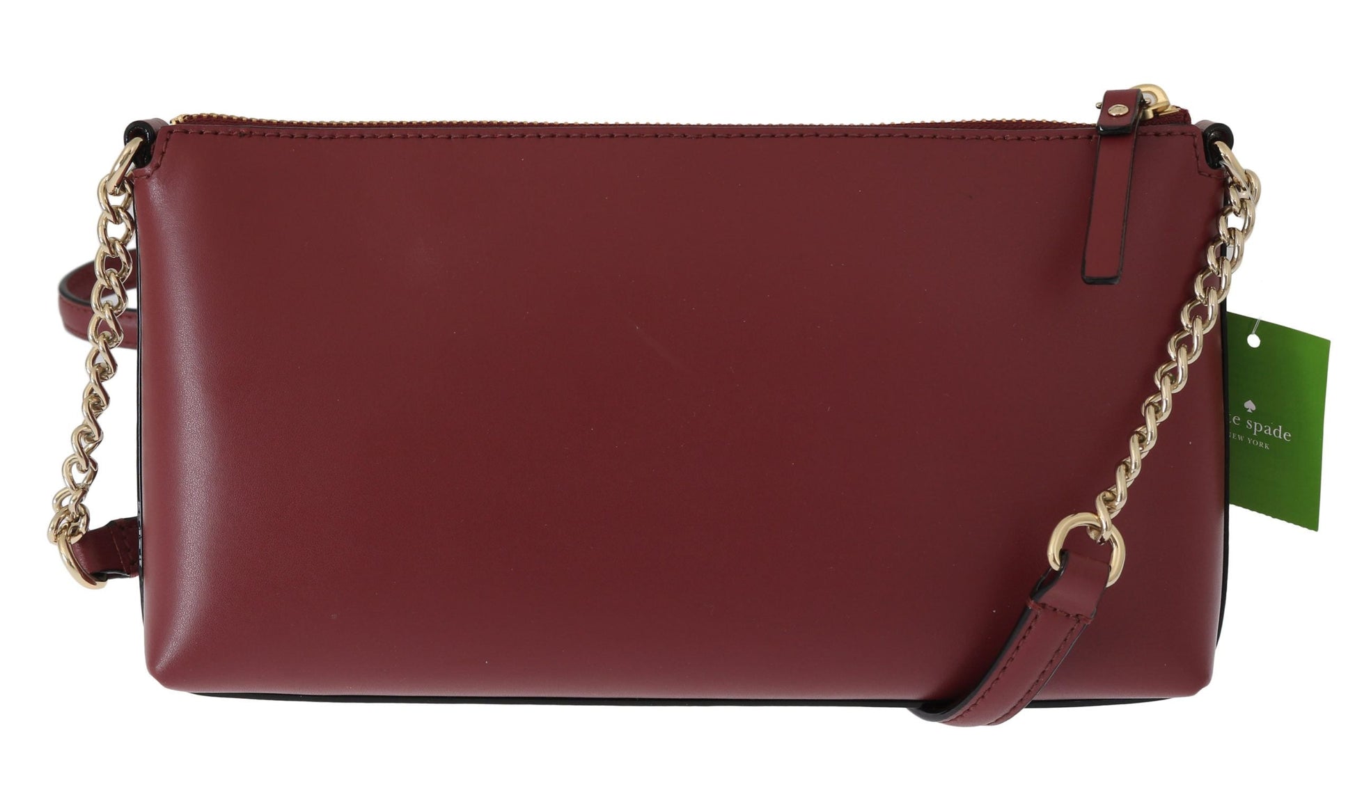 Fashionsarah.com Fashionsarah.com Kate Spade Elegant Bordeaux Leather Crossbody